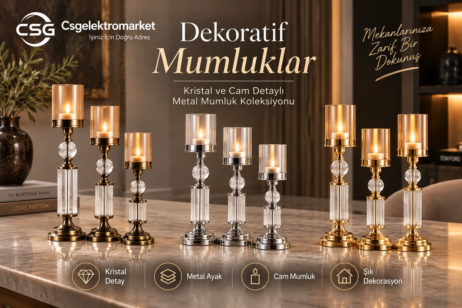 Dekoratif Mumluklar