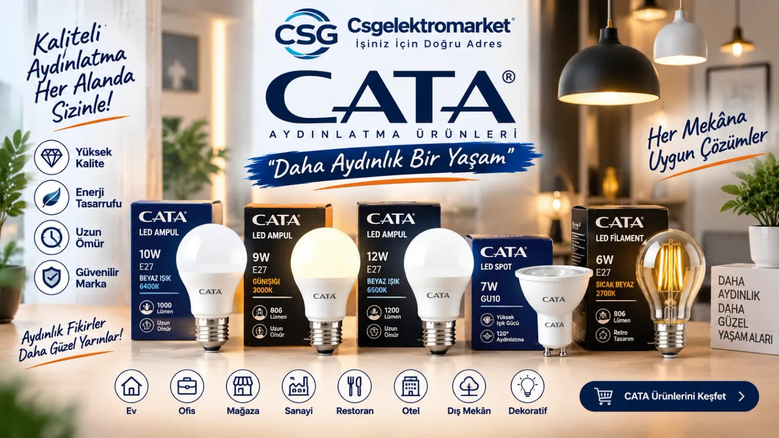 Cata Aydınlatma Ürünleri