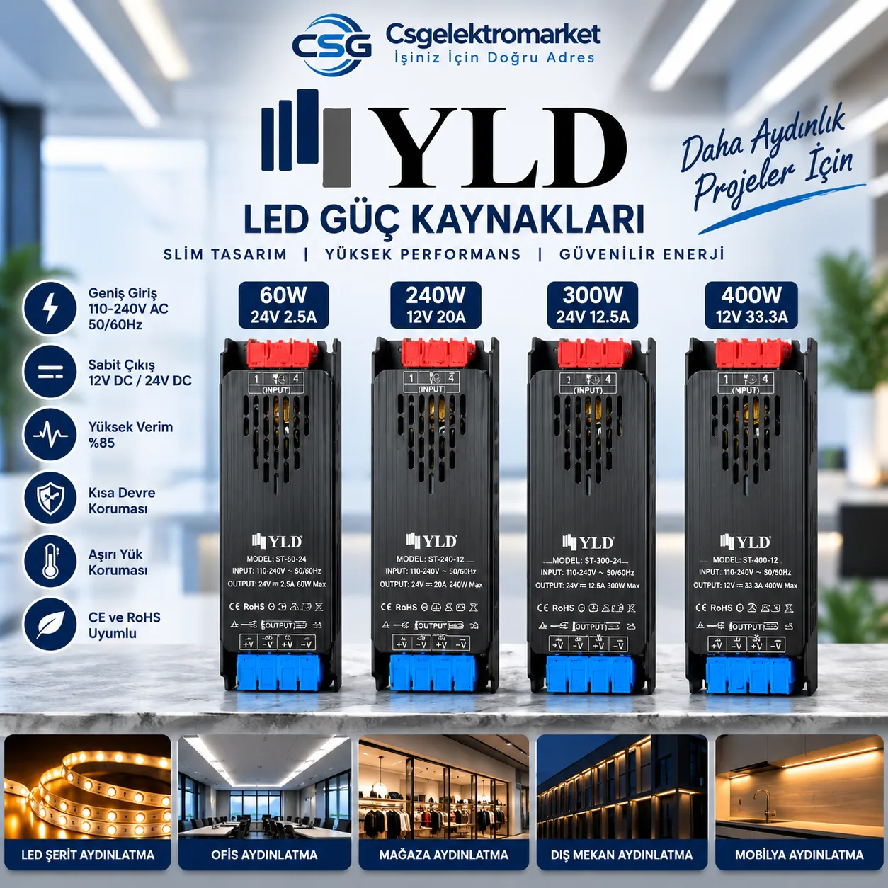 YLD Led Güç Kaynağı