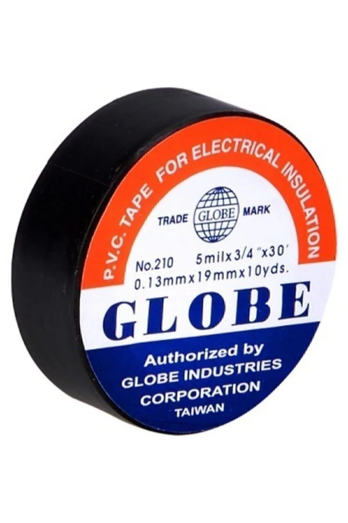 Globe Elektrik Bandı Siyah 10'lu Paket – PVC İzolasyon Bandı 19 mm